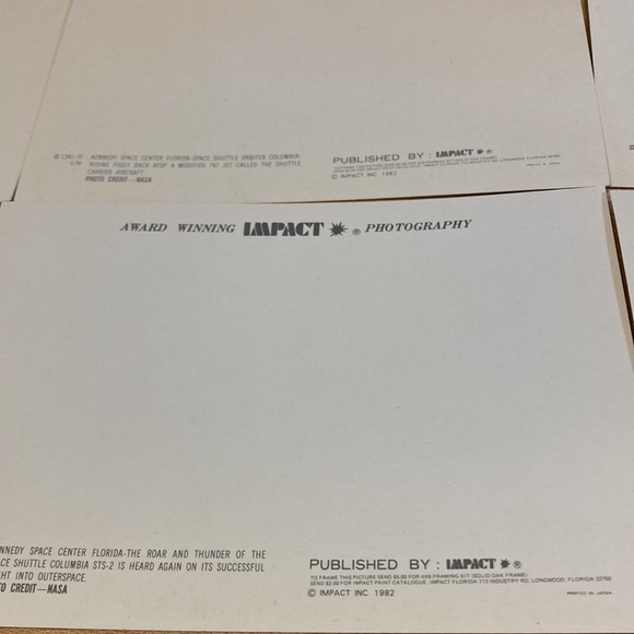 10 VINTAGE NASA POSTCARDS: KENNEDY SPACE CENTER FLORIDA. PLUS BONUS!! - Picture 10 of 12